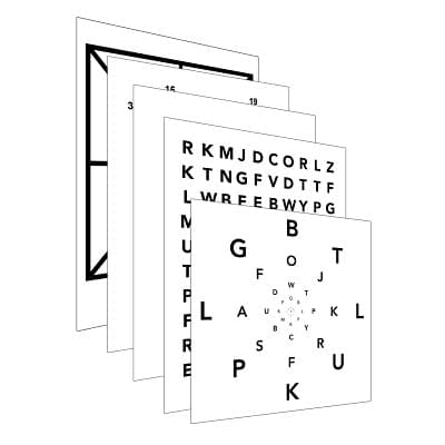 Artzt Neuro Trainingstool-Set "Sehtafeln-Komplett"