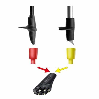 Leki Nordic Walking Pads "Silent Spike"