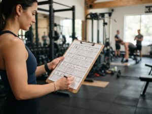 Trainingsplan Fitnessstudio